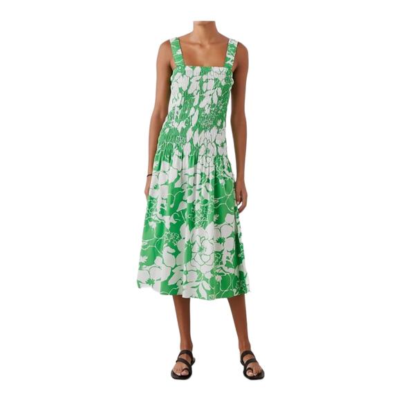 Rails Dress Seville floral print smock sundress green X-Large XL - Picture 1 of 10